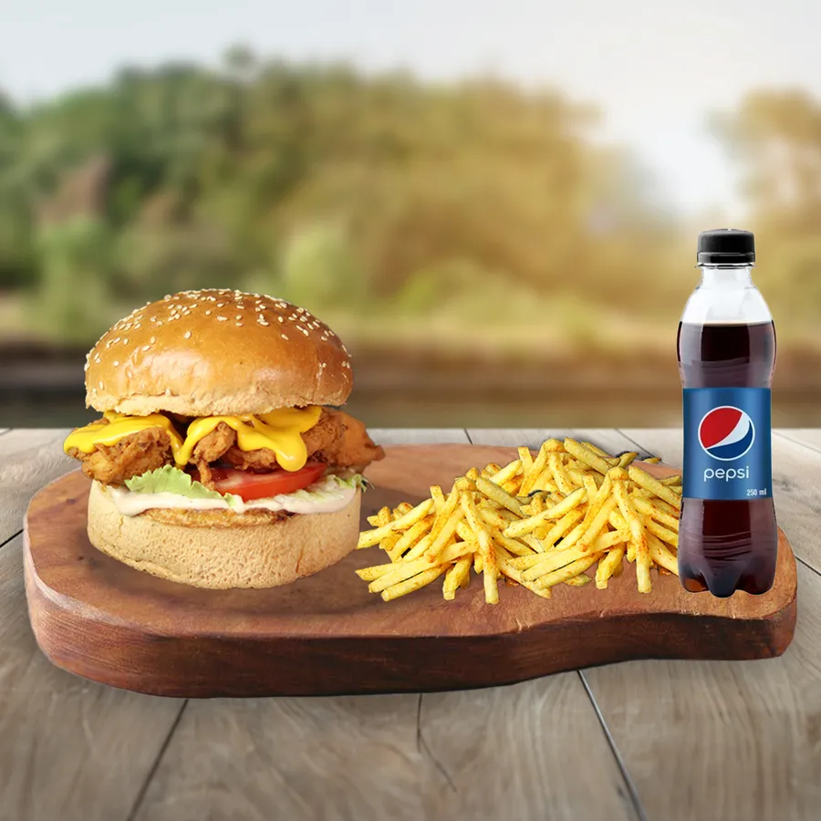 Farmer Cheese Burger (60-80 gr) + İçecek